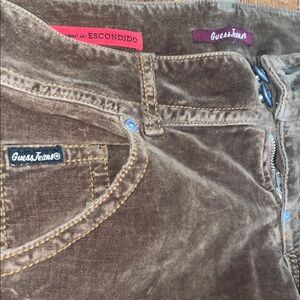 Guess Women's Low Rise Corduroy Jeans